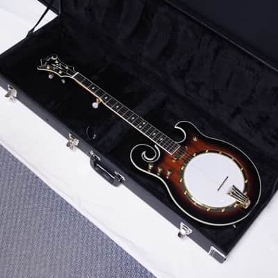 Gold Tone EBM-5 F-style electric 5-string Banjo w/ CASE - Planet Tuners -B-stock image 1