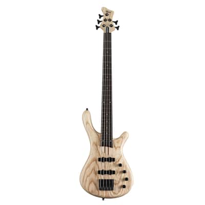 Fame Baphomet 5 III Natural Ash - 5-String Electric Bass image 2