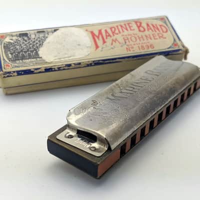 M. Hohner Marine Band A440 1896 Classic Harmonica - Key of G image 9