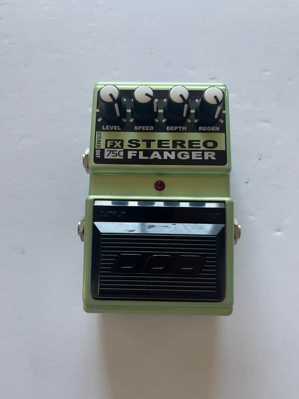 DOD Digitech FX75C Stereo Analog Flanger Rare Vintage Guitar Effect Pedal image 1