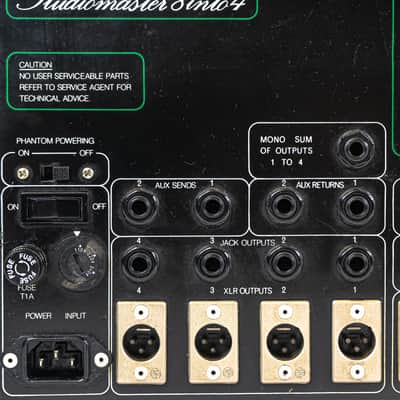 StudioMaster 8 into 4 Rack Mount Analog Mixer Studio Master - Vintage Console image 6