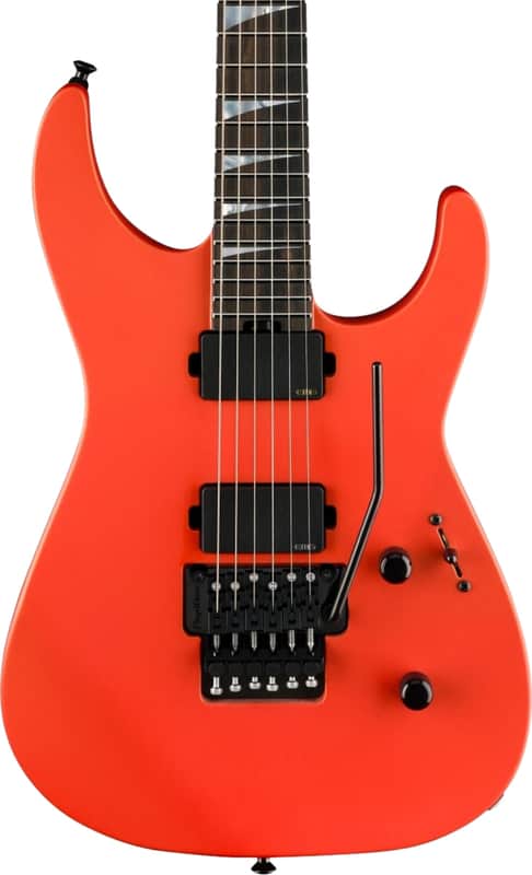 Jackson American Series Soloist SL2MG Electric Guitar, Ebony Fingerboard, Satin Lambo Orange image 1