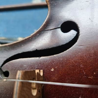 Vintage National Inst size 3/4 violin with case. USA. Good Condition. image 8