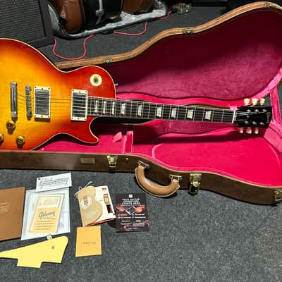 Gibson Les Paul 58 Reissue Custom Shop - Washed Cherry VOS image 2