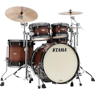 Tama Starclassic Maple 4-Pc Shell Pack 10/12/16/22 (Tobacco Sunburst Movingui) image 1