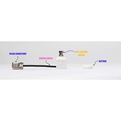 [3-Day DHL Intl Shipping] Cltchworks JS-1 Red Remote Footswitch for JHS Michelin White image 3