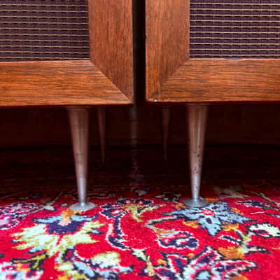 JBL C37 Rhodes Speakers System 001 1960s - Walnut image 4