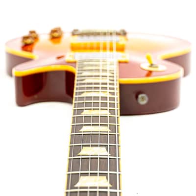 Orville by Gibson MIJ Les Paul Standard Cherry Sunburst w/ Classic Gibson Mojo, Repaired Headstock image 13