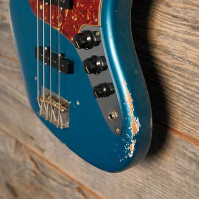Used Fender 2023 Custom Shop 1964 Jazz Bass Relic - Ocean Turquoise w/OHSC image 5