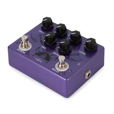 Caline CP-80 Purple Repeat Reverb delay - combine Delay and Reverb in one Pedal image 5