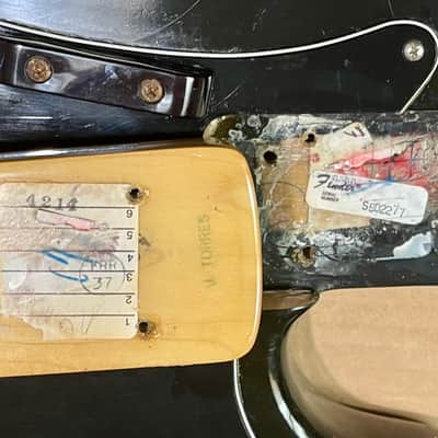 Fender Precision Bass 1979 1981 - Black 100% original clean! image 20