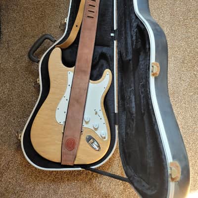 Warmoth Strat-caster 2010 ish - natural swamp-ash image 2