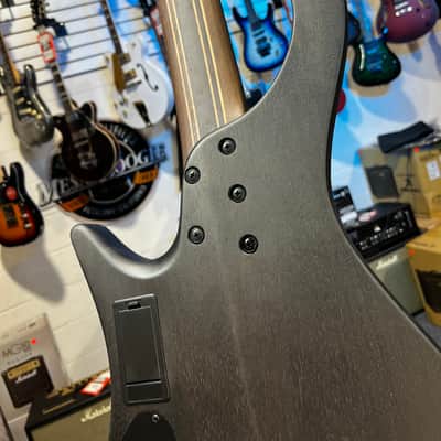 Ibanez Bass Workshop EHB1505MS 5-string Multi-scale Bass Guitar - Black Ice Flat Auth Dealer Free Ship!  083 GET PLEK’D! image 13