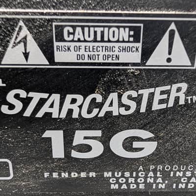 Fender Starcaster 15 Guitar Amplifier Combo Practice Amp Vintage Electric image 4