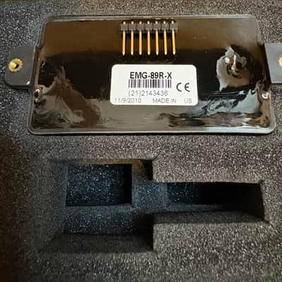 EMG 89X & 89X-R Active Pickup Set - Black Calibrated Bridge & Neck Pair (Open Box / Excellent) image 4