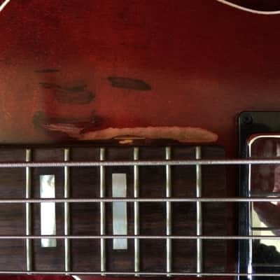 Stiehler Left-Handed Les Paul Bass (Custom 109), Tweed Case Included image 6