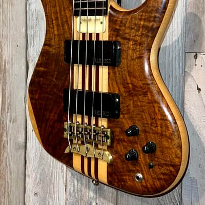 Rare 1996 Alembic Elan Natural Maple, Walnut & Purple Heart Neck Thru, OHSC image 5