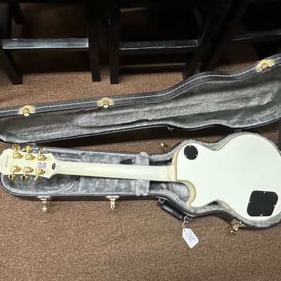 Used Epiphone Les Paul Custom Electric Guitar - Alpine White Vintage 2007 w/ Hard Case image 9
