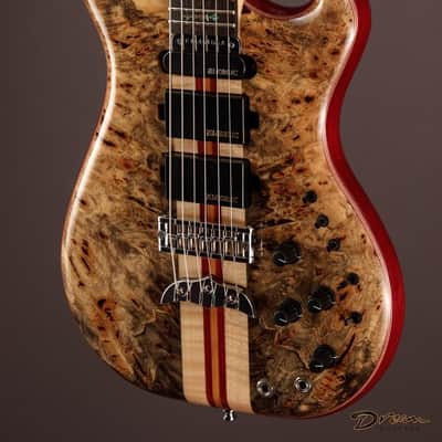 2015 Alembic Further FLG6, Purpleheart/Buckeye image 3