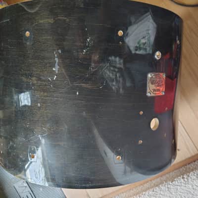 Yamaha Maple 🍁 Custom 22 "(Diameter)x14"(Depth) Bass Drum Shell 1990's - Black Maple 🍁 image 5
