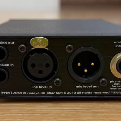 Little Labs Redeye 3D Phantom Direct Box & Re-amplifier 2010s - Black image 2