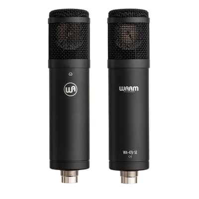 Warm Audio WA-47jr SE Large-Diaphragm Condenser Microphone (Black) image 2