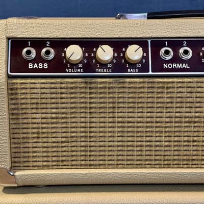 Marsh Blondie 6l6 Bassman Blonde Brownface 2x12 Jensen P12Q Alnico Vintage image 3