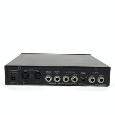 Boss SE-50 Stereo Effects Processor 1990 - 1996 - Black TGHM image 5