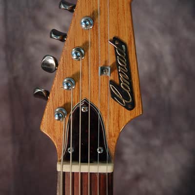Conrad 4 Pickup Baritone Pro Setup Original Case 1966 Sunburst image 4