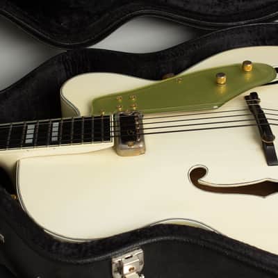 Gretsch Model 6199 Sal Salvador Arch Top Hollow Body Electric Guitar (1961), ser. #43220, black tolex hard shell case. image 13