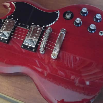 Epiphone SG, G-400 CH Transparent Cherry Gloss Red w/case image 1