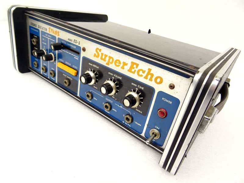 EVANS Super Echo ES-5 Vintage Analog Tape Delay Effect Unit RARE