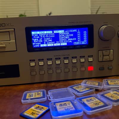 Akai CD3000XL MIDI Stereo Digital Sampler w 32MB RAM, ZuluSCSI 2026, 10X SD Analog & Digital Sound Library, New PSU, New LCD, New EPROM w OSv2.0, NOS CD-ROM w CD-R Library, Original English & Japanese Manuals  (1997) image 10