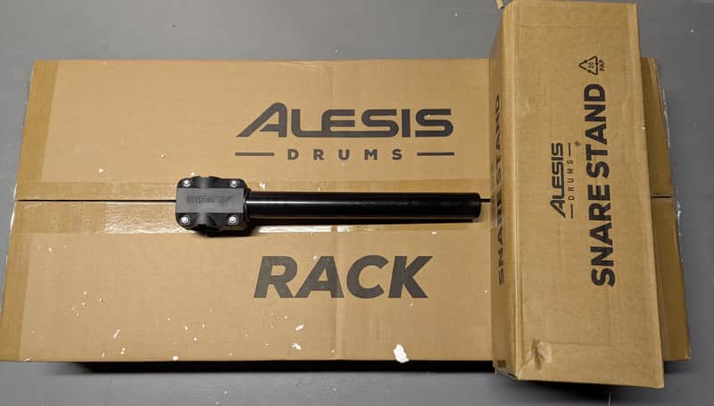 Alesis Strata Prime Electronic Drum Rack w/ Snare Stand + Module Bar - New image 1