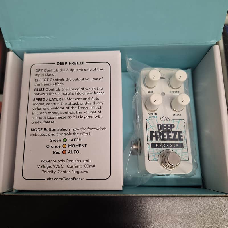 Electro-Harmonix Pico Deep Freeze Sound Retainer 2023 - Present - White image 1