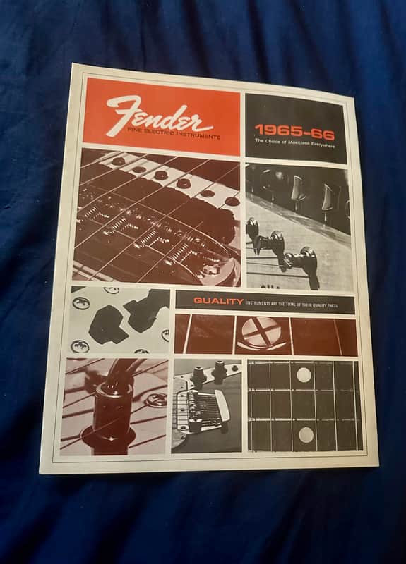Fender Catalog 1965-1966 image 1