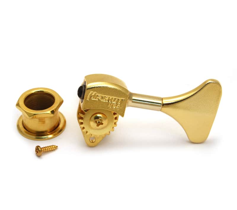20655G Reversible Hipshot USA Gold Ultralite 1/2" Y Key Bass Tuner image 1