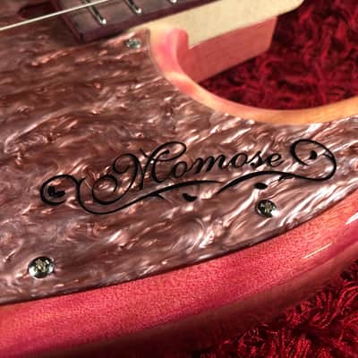 Rare Mint Momose MJ-SKR-SP21 / PH Electric Bass Jazz Bass Sakura pink 8 Limited Edition image 4