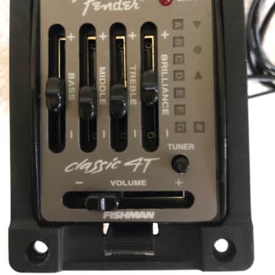 Fender Classic 4T Acoustic Preamp Black (By Fishman) image 2