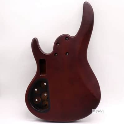 hickory skin electric bass guitar body image 3