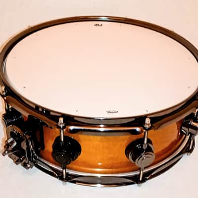 DW (c video) CUSTOM CINNAMON RAISIN LACQUER SNARE DRUM FREE SHIP TO C-USA! image 10