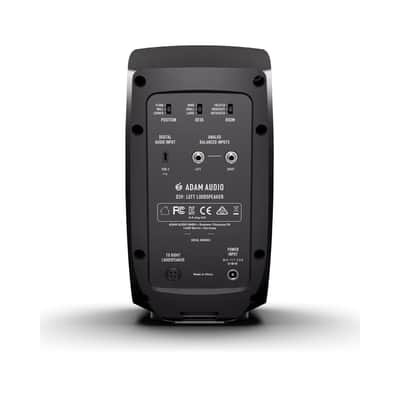ADAM Audio D3V 3.5 Active Desktop Monitor System With Passive Radiators, 240 Watts, Pair - Black image 5