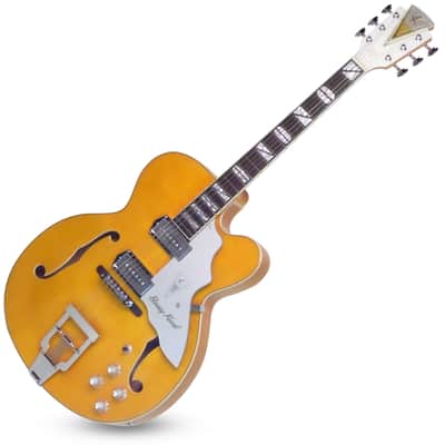 Kay Vintage Reissue Barney Kessel Signature "Jazz Special" Guitar FREE $250 Case - Natural Blonde image 2