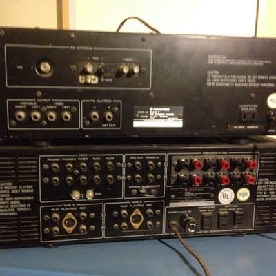 Kenwood Supre Model 600 Matched w Model 600T Tuner Vintage Flagship Audiophile 1975 Silver image 11
