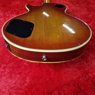 Rare - Aria Pro II LC-800 1977 - Cherry Sunburst - Les Paul Custom - Ebony Fretboard & Mother Of Pearl Inlays - Made In Japan - MIJ image 17