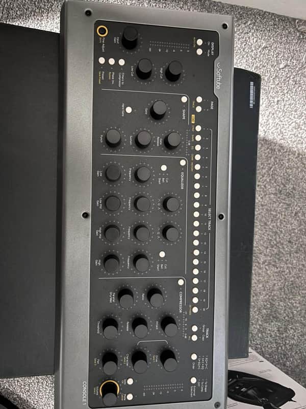 Softube Console 1 MKII Hardware/Software Mixer 2010s - Black/Grey image 1