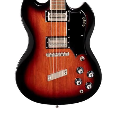Guild Polara Deluxe - Solid Body Electric Guitar - Vintage Sunburst image 1