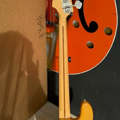 Fender Jazz Bass 1973 - beautiful Natural Ash finish w/a 4-Bolt Black/Bound Maple Neck ! image 8