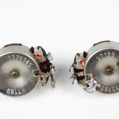 RARE 1963 Vintage Fender Stratocaster/Telecaster 500K Potentiometer POTS Short-Shaft USA 1960s L-Series Pre-CBS image 1