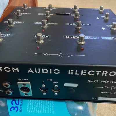 Custom Audio Electronics CAE RS-10 MIDI controller Footswitch 1980s - Black image 4